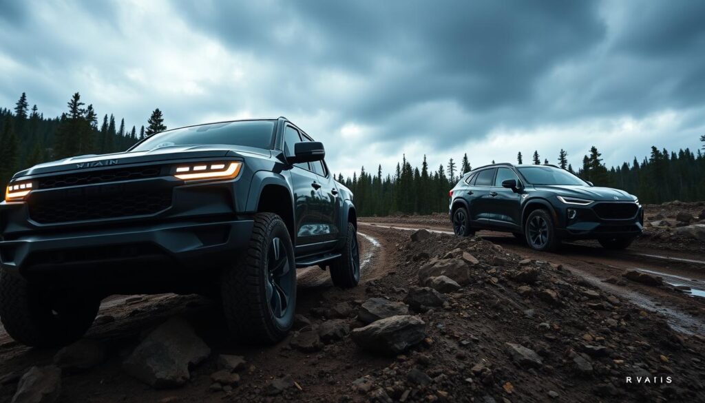 Rivian electric adventure vehicles