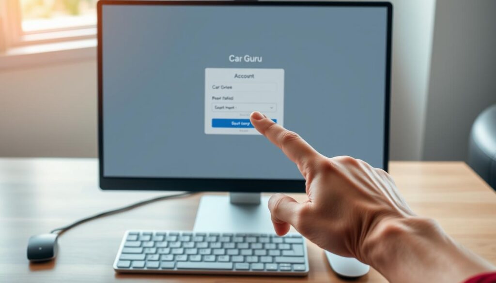 car guru account setup